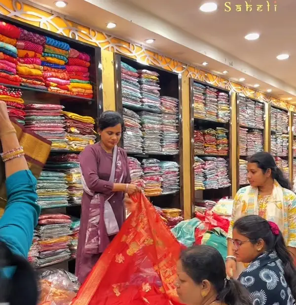 Saree counter at Saheli